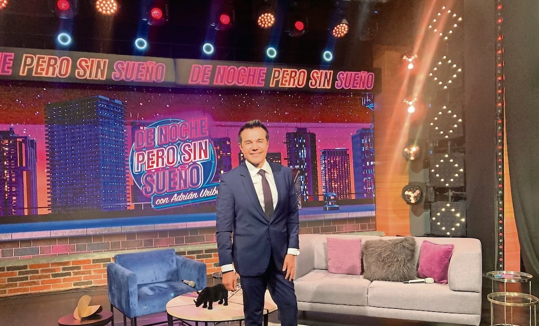 Uribe estrenara este viernes la cuarta temporada de De noche pero sin sueño; invito a Thalía y a Belinda pero aun no han podido grabar con el Foto: Armando Pereda / EL UNIVERSAL