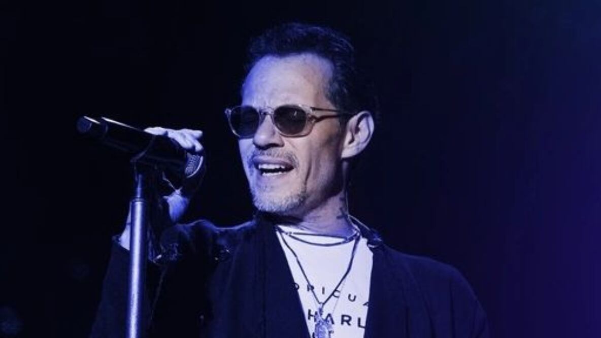 Marc Anthony en el escenario. Fuente: @marcanthony