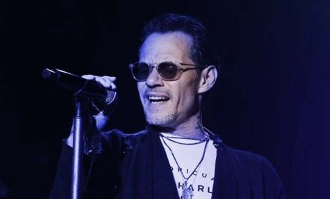 Marc Anthony en el escenario. Fuente: @marcanthony