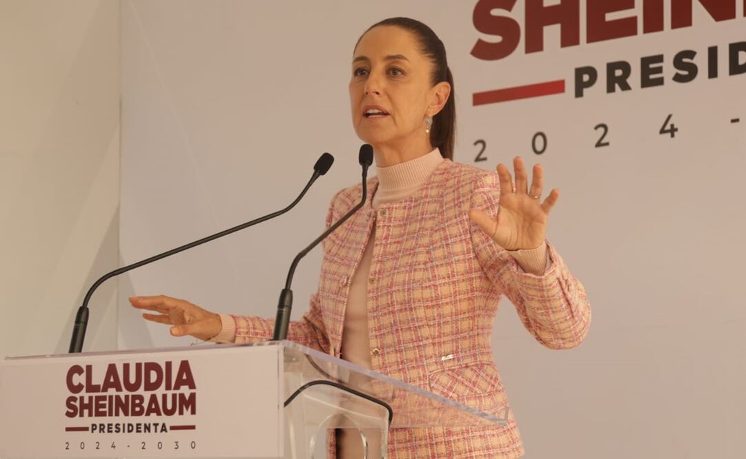 Claudia Sheinbaum en conferencia de prensa. Foto: Carlos Mejía. EL UNIVERSAL