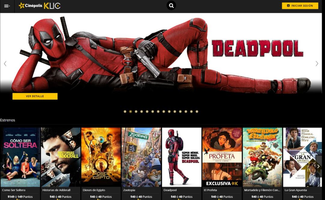 La aplicación busca ser una opción real para los usuarios al optar por rentar y ver una película desde casa