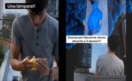 Jürgen Damm se encontró una lámpara mágica en TikTok