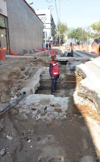 Descubren 45 muros de los inicios de la colonia Doctores