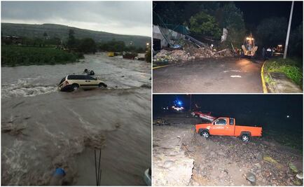 Evalúan daños en Tepeji del Río tras tromba