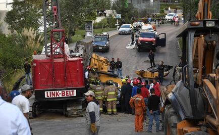 Error humano provocó caída de excavadora: alcalde de Huixquilucan 