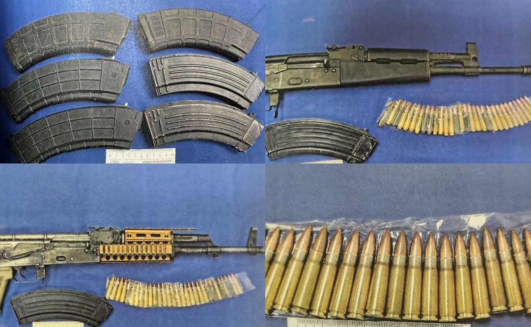 Un juez de control dictó sentencia contra cinco integrantes del Cártel Jalisco Nueva Generación por portación de armas. Fotos: Especiales