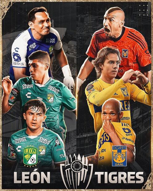 Este miércoles será el encuentro entre Tigres y León - Foto: Concacaf