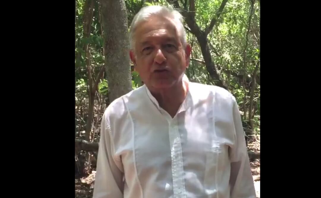 El presidente de Morena, Andrés Manuel López Obrador (Foto tomada de video)