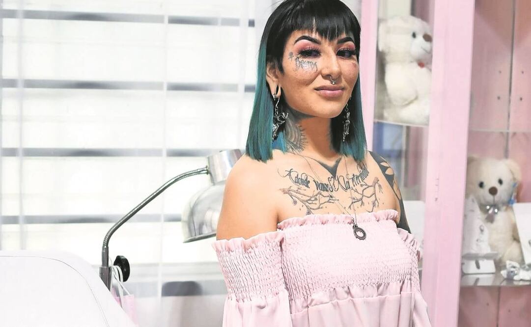 Lola Muñoz es una mujer que cuenta con gran trayectoria en el arte de la modificación corporal. Foto: Patricia Morales/ EL UNIVERSAL