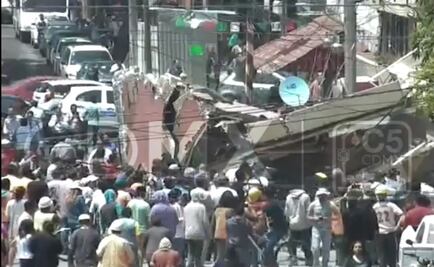 Difunden nuevos videos sobre derrumbes por sismo en CDMX