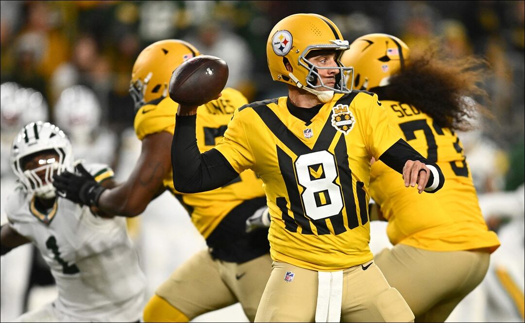 Los Steelers de Pittsburgh cayeron con los Packers de Green Bay en la reunión de Aaron Rodgers con su exequipo / FOTO: AFP
