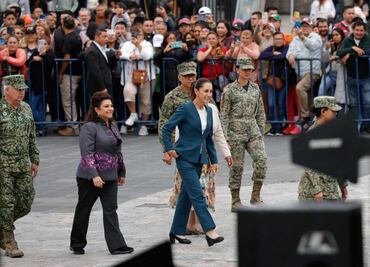 Sheinbaum llega a la Basílica de Guadalupe; encabeza el Día Internacional de la Destrucción de Armas