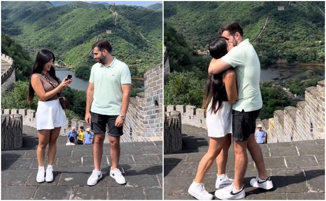 Mujer le propone matrimonio a su novio. Foto: Captura de pantalla