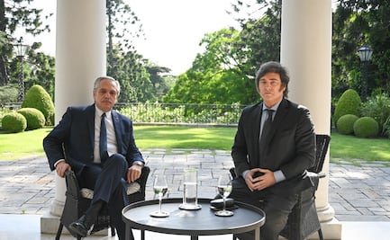 Milei y Fernández se reúnen por una hora rumbo al inicio de la transición de gobierno