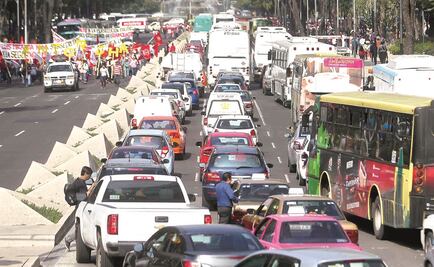 Se prevén cinco manifestaciones hoy en la CDMX