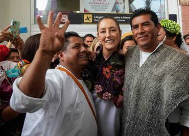 Nosotros no plagiamos: Sheinbaum asegura que la 4T tiene principios