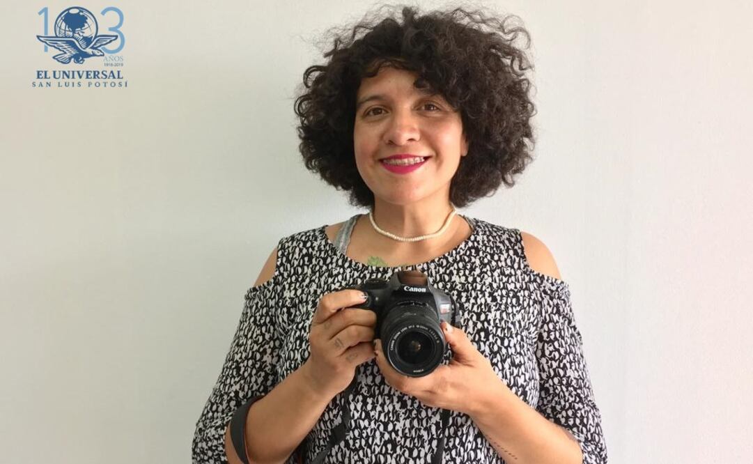 Martha Fabiola Juárez, fotógrafa de EL UNIVERSAL SLP. Foto: Archivo/EL UNIVERSAL