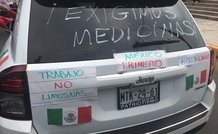 Protestan contra AMLO en la CDMX; exigen salud y empleos