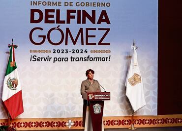 “Construimos los cimientos de la transformación”, asegura Delfina Gómez en primer informe de gobierno