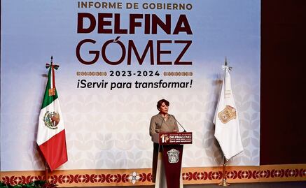 “Construimos los cimientos de la transformación”, asegura Delfina Gómez en primer informe de gobierno