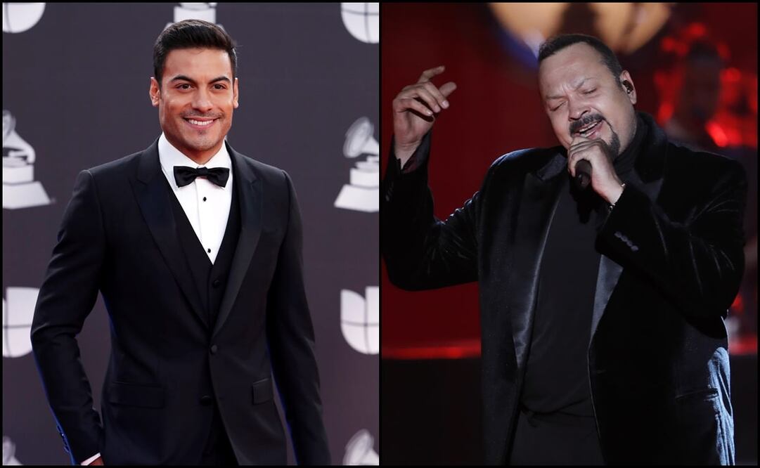 Carlos Rivera y Pepe Aguilar. Foto: EFE/EPA/Nina Prommer, archivo - REUTERS/Steve Marcus, archivo