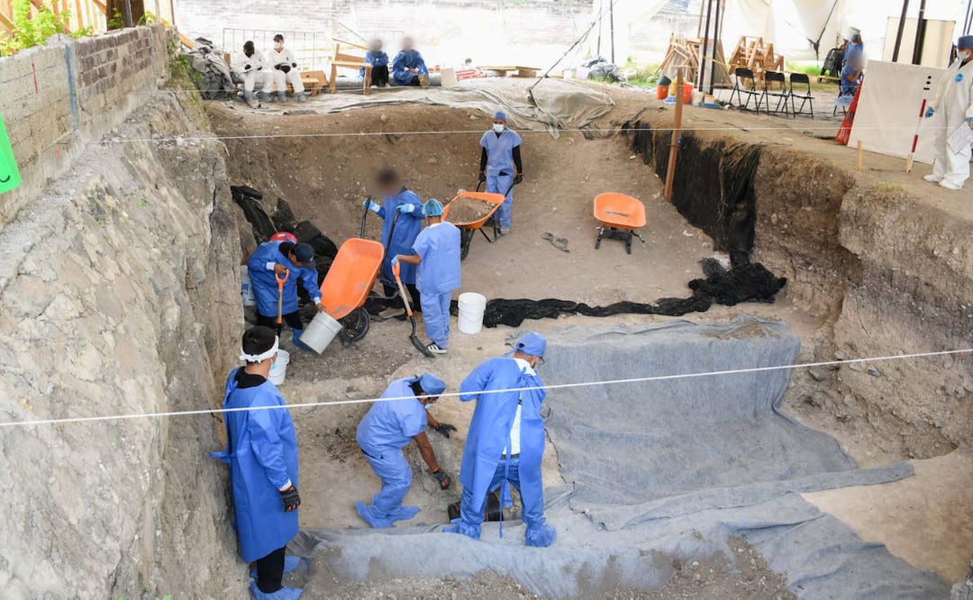 La Fiscalía General del Estado (FGE) de Morelos finalizó la quinta etapa de exhumaciones en el panteón de Pedro Amaro, Jojutla. | Foto: Especial.