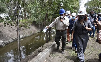 Inician desazolve del Canal de Chalco para evitar inundaciones 
