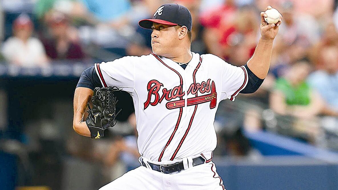 Manuel Bañuelos es el último mexicano que ha debutado en Grandes Ligas, el pasado 2 de julio con los Braves de Atlanta (ARCHIVO EL UNIVERSAL)