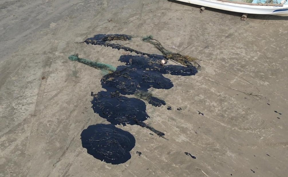 Limpian 34 playas afectadas por manchas de hidrocarburo en Veracruz; participan 235 elementos.
Foto: Especial.