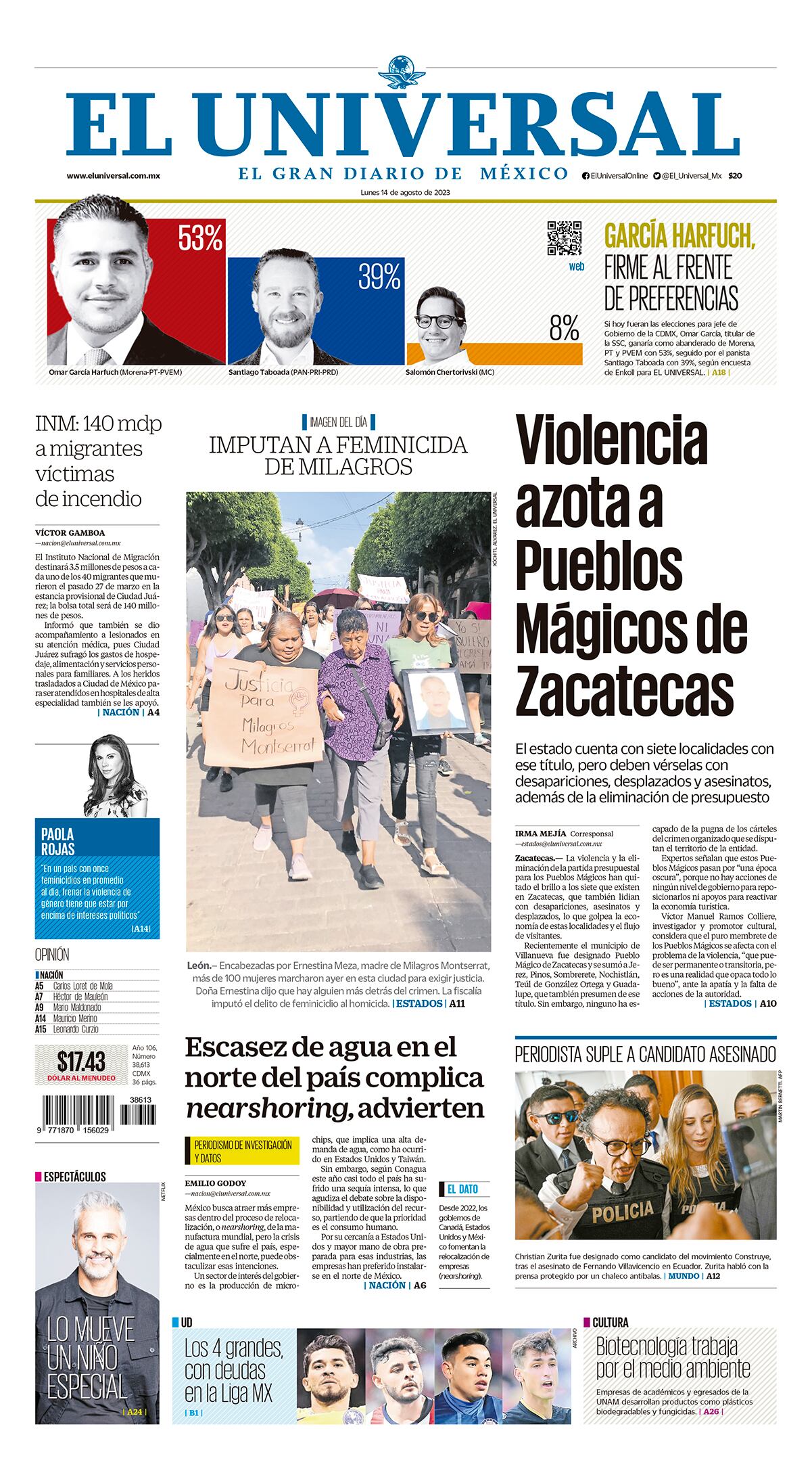 Portada impresa