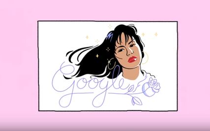 Selena Quintanilla es homenajeada con su primer “doodle” en Google
