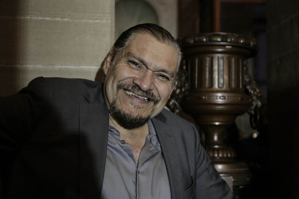 El actor presentó en el marco del Festival Internacional de Cine el filme "La delgada línea amarilla" (ALEJANDRA LEYVA. EL UNIVERSAL)