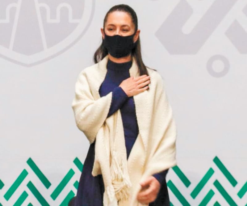 Claudia Sheinbaum encabezó la ceremonia del 210 Aniversario del Inicio de la Independencia. ESPECIAL