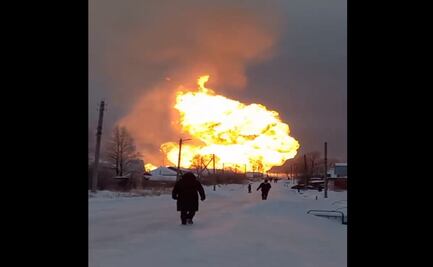 Explosión en gasoducto ruso deja tres muertos; daño no afectará suministro a Europa, aseguran