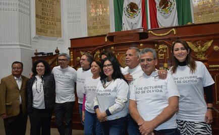 Diputados de Morena integrarán "Cinturón de paz" por marcha del 2 de Octubre