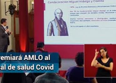 Covid-19 México. AMLO premiará a médicos y enfermeras Covid