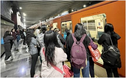Lluvia causa retrasos en varias líneas del Metro de la CDMX
