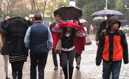 Reportan lluvia en ocho delegaciones de la CDMX