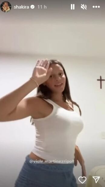 Violeta Martinez Ripoll. Fuente: Instagram @shakira