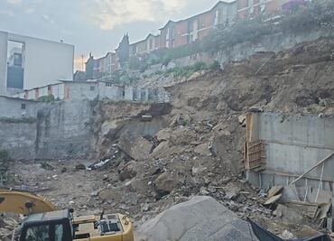 Se registra desprendimiento de talud en alcaldía Álvaro Obregón; no hay reportes de víctimas ni lesionados