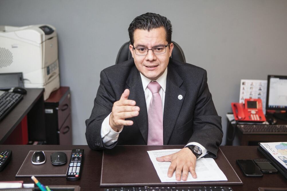 Ricardo de la Cruz Musalem, director general de Protección Civil (GERMÁN ESPINOSA. EL UNIVERSAL)