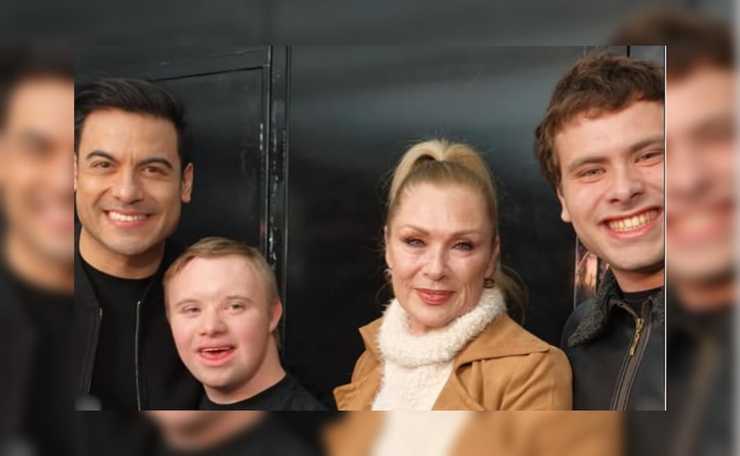 Carlos Rivera se reúne con Leticia Calderón y sus hijos; Luciano, el mayor, soñaba con conocer al cantante.