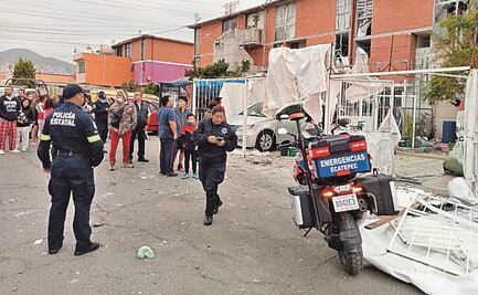 Acumulación de gas provoca explosión en edificio de Ecatepec