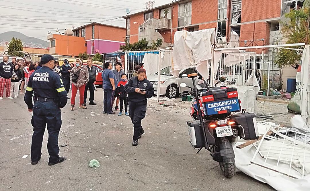 Vecinos de la unidad habitacional Las Fuentes comentaron que no percibieron el olor a gas, por lo que al principio pensaron que el ruido se trataba de un temblor.
