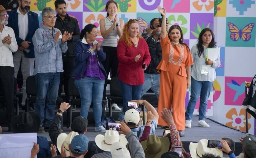 Clara Brugada inaugura la Utopía Centli Topilejo en Tlalpan; invirtieron 253 mdp.
Foto: Santiago Cadena / EL UNIVERSAL
