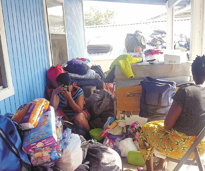 Los migrantes prefiere quedarse en los albergues, donde se les brinda alojamiento, alimentación, revisiones médicas y seguridad, por temor a contagiarse de Covid-19 en su camino a Estados Unidos. SANDRA TOVAR. EL UNIVERSAL