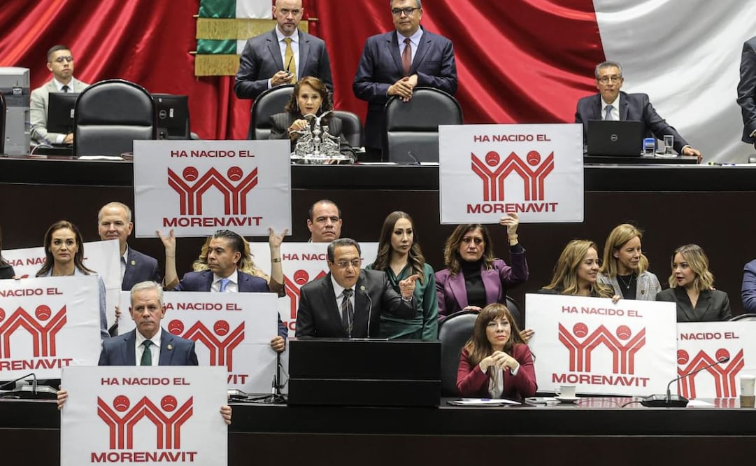 Discusión de la reforma al Infonavit en la Cámara de Diputados. Foto: Gabriel Pano/EL UNIVERSAL