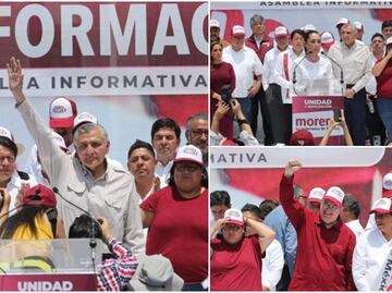 "Corcholatas" de AMLO llaman a la unidad de Morena en su carrera por la Presidencia en 2024