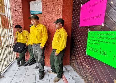 Brigadistas de Oaxaca denuncian que combaten incendios sin equipo y sin sueldo