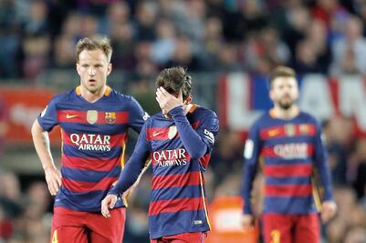 Barcelona se derrumba 